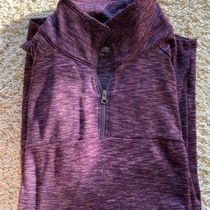 Columbia 1/4 zip. PLUM purple
